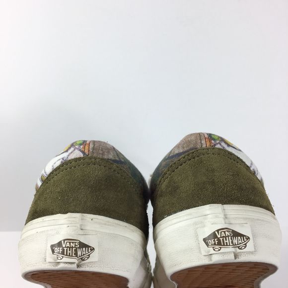 VANS CA Old Skool Reissue Floral Camo Dark Olive - Picture 4 of 7